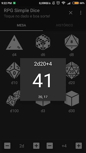 RPG Simple Dice screenshot 2