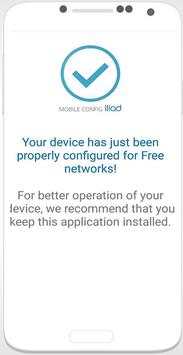 Settings‏ mobile config iliad 2021 screenshot 1
