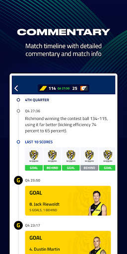 AFL Live Official App screenshot 5