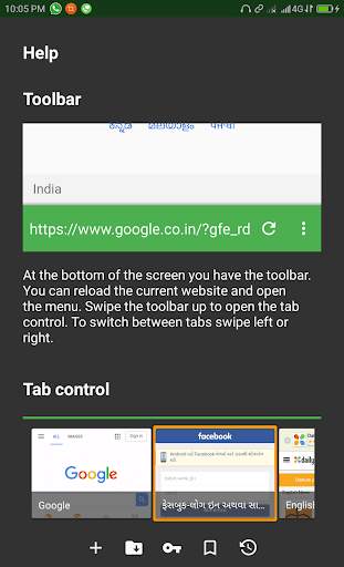 one Browser screenshot 5