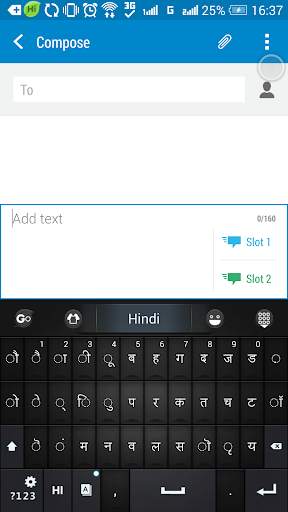 Hindi para sa Go Keyboard screenshot 4