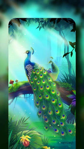 Peacock Live Wallpaper & Launcher Themes screenshot 4