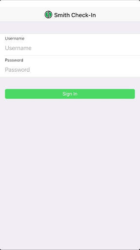 Smith Check-In screenshot 1