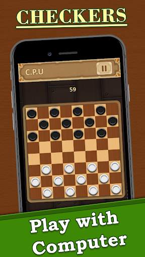 Checkers game : Draught , Dame board game screenshot 9