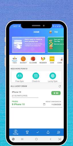 RiseGames - Play Games and win RiseCoin Crypto screenshot 1