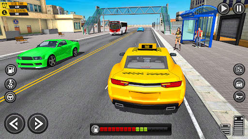Crazy Taxi Car Driving Game 3D screenshot 4