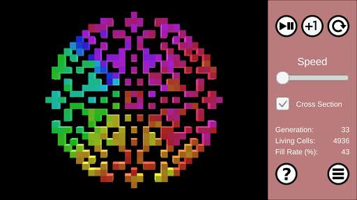 LiliCADroid: Life-Like Cellular Automata 2D and 3D screenshot 3