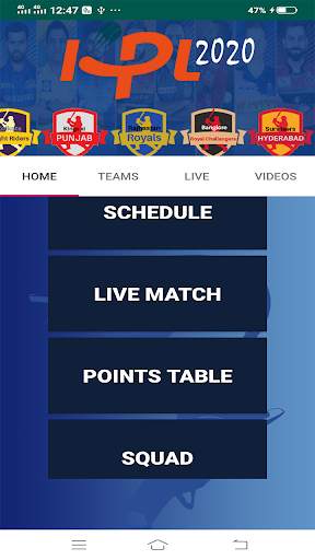 Indian League Cricket Schedule इंडियन प्रीमियर लीग screenshot 4