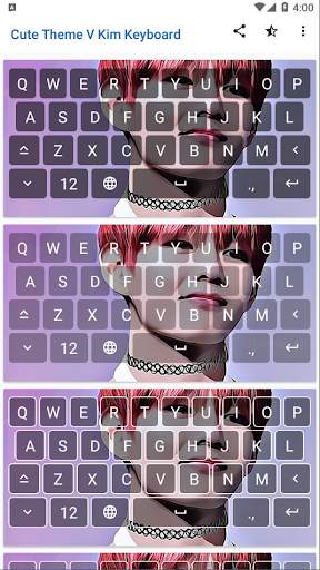 Cute Theme V KimTaeh Keyboard screenshot 3