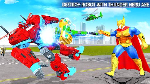 Hammer Hero Robot Rescue City screenshot 3