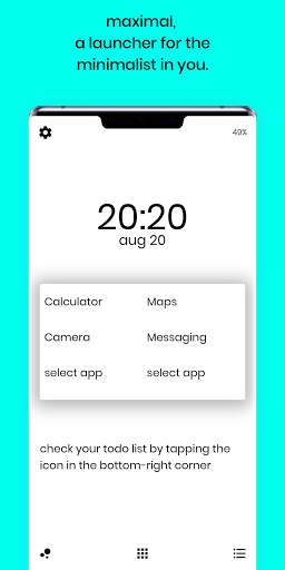 maximal - premium minimalist launcher with themes screenshot 1