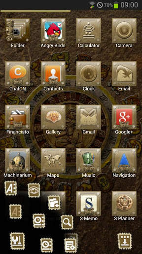 Next Launcher Mayan Theme screenshot 3
