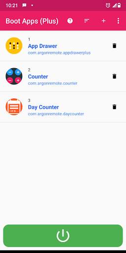 Boot Apps (Plus) 1 تصوير الشاشة