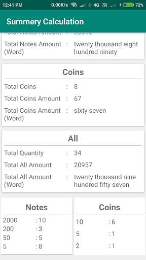 Tally Cash - Fast Cash Calculation/Cash Calculator screenshot 5