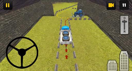 Camión clásico 3D: Transporte de tractor screenshot 3