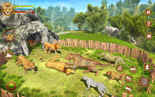 Cheetah Attack Simulator 3D Game Cheetah Sim screenshot 1