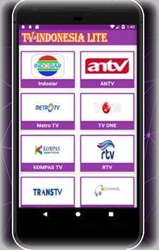 All Channel TV Indonesia Lite स्क्रीनशॉट 3