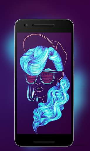 Neon HD Wallpapers 5 تصوير الشاشة