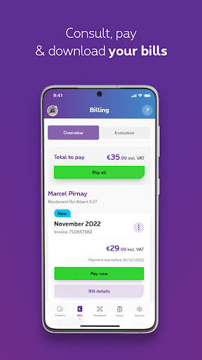MyProximus screenshot 2