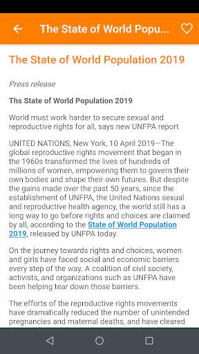 UNFPA One Voice Mobile screenshot 5