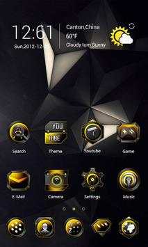 Carbon Tech Go Launcher Theme screenshot 1
