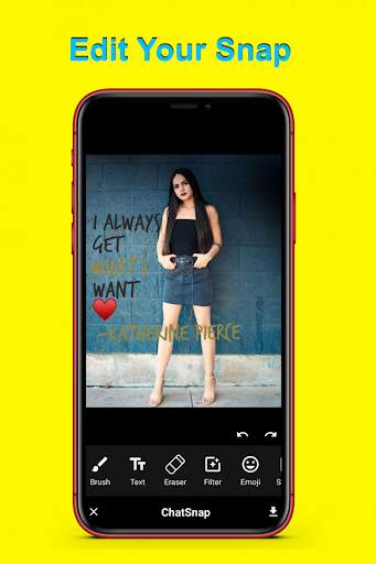 SnepyChat : Find And Make New Friends, Edit Snap screenshot 2