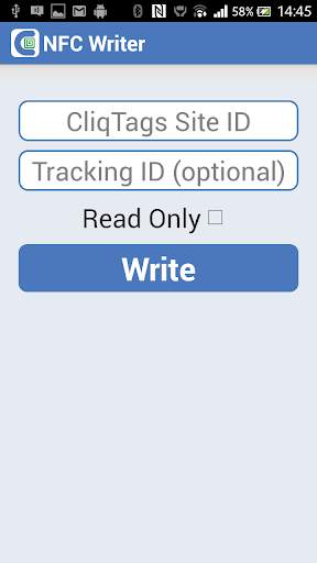 CliqTags NFC Writer screenshot 1