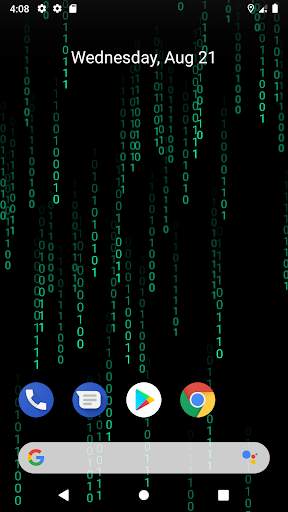 Hacker Live Wallpaper Matrix ☠ screenshot 7