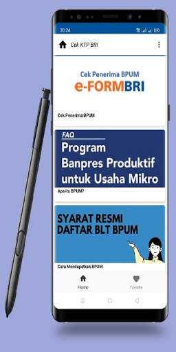 E-Form BRI : BPUM - UMKM BLT 2021 3 تصوير الشاشة