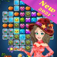 Witch Fruit Crush: Sweet Fruit Match 3 - Puzzle logo
