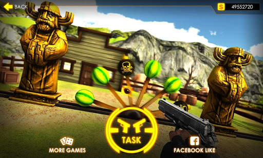 Watermelon shooting game 3D screenshot 1