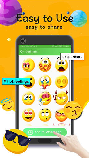 Emoji Sticker - Funny For WhatsApp screenshot 3