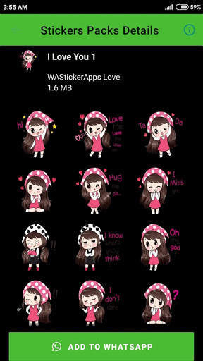 WAStickerApps Love Stickers For ❤️WhatsApp😍 screenshot 4