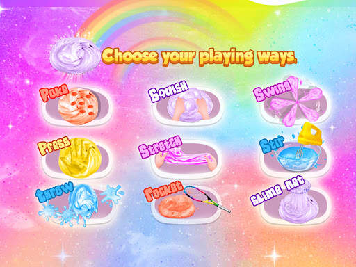 Rainbow vs Unicorn Makeup Slime screenshot 8