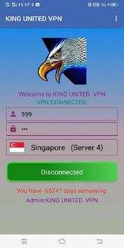 KING UNITED  VPN screenshot 1