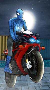 Spider Hero Racing : Bike Edition screenshot 3