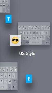 White Emoji Keyboard Theme - Pearl White & Emoji screenshot 3