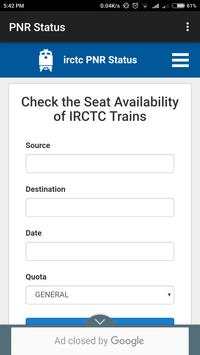 PNR Status Confirm ticket screenshot 2