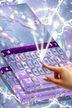 Purple Glitter Glare Keyboard screenshot 3