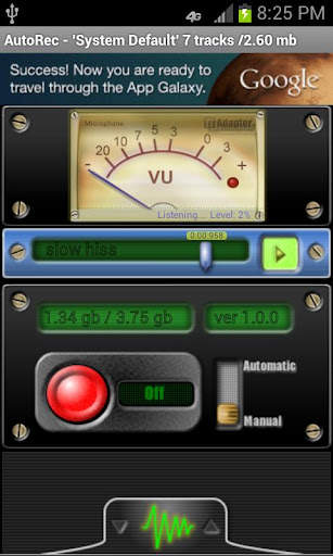 Automatic Audio Recorder screenshot 1