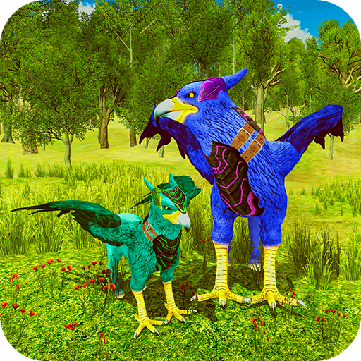 Flying Eagle Griffin Horse Sim icon
