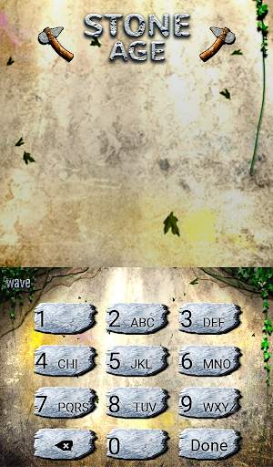 Stone Age Animated Keyboard   Live Wallpaper screenshot 5