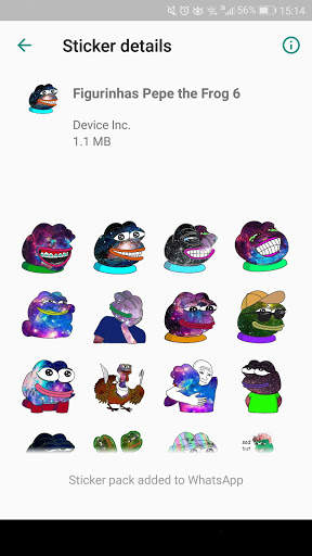 Pepe the Frog Stickers for Whatsapp 🐸 screenshot 2