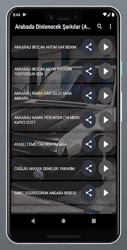 Songs to Listen to in the Car (Ankara Havası) स्क्रीनशॉट 5
