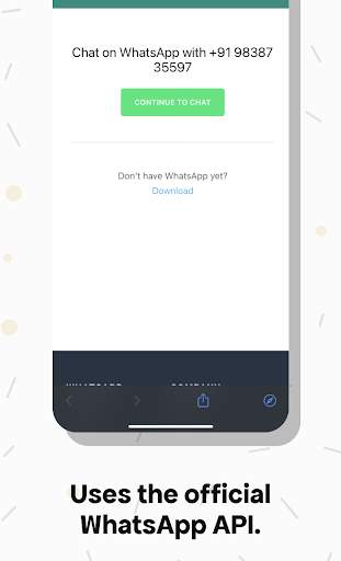 Tellurium: No Contact WhatsApp screenshot 2