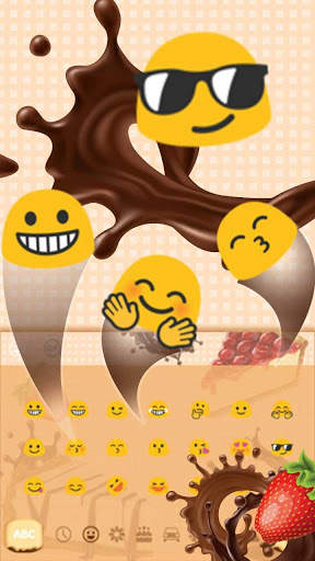 Yummy Cheese Cake keyboard Theme screenshot 4