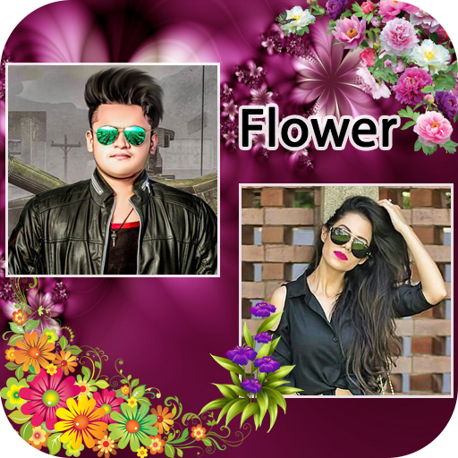 Flower Dual Photo Frames icon