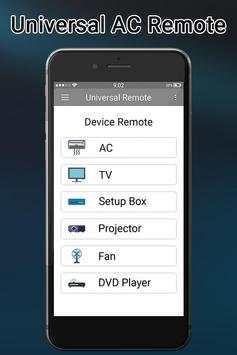 Universal AC Remote 4 تصوير الشاشة