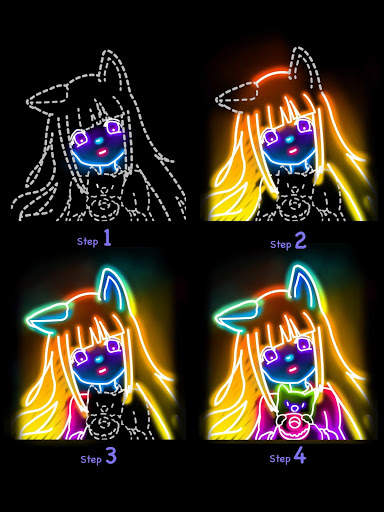 Draw Glow Comics screenshot 11