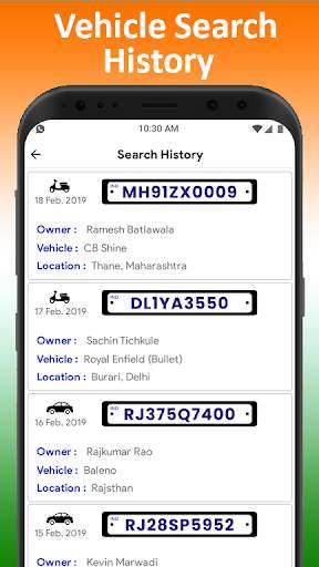RTO Vehicle Information app screenshot 4